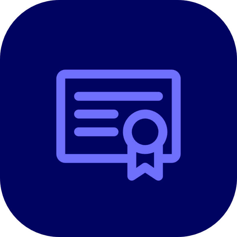 Certifications icon
